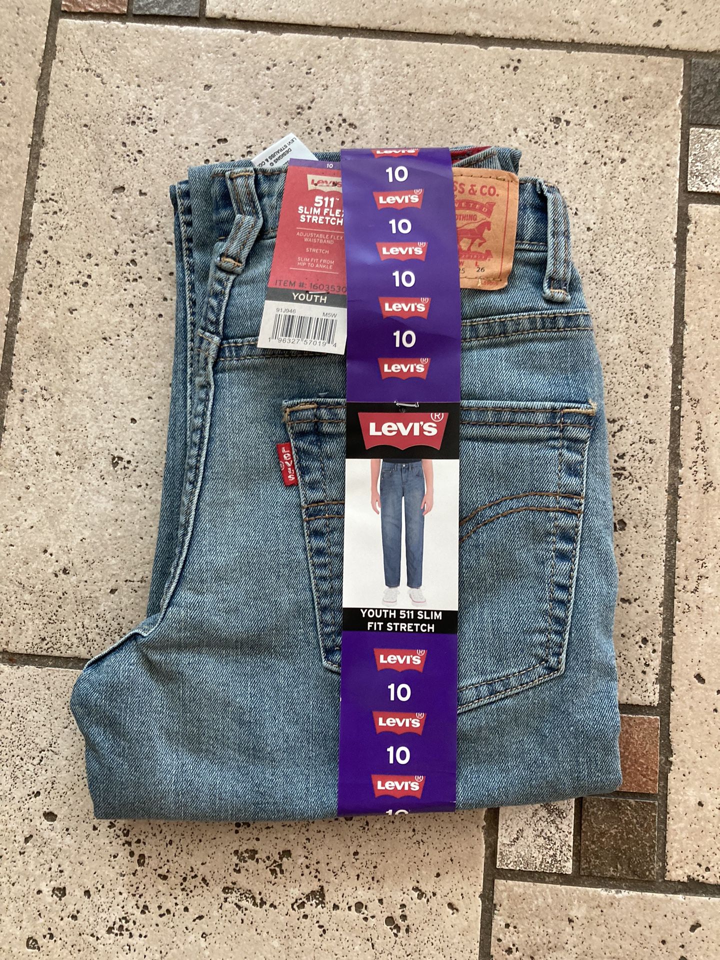New Levi’s Boys 511 Jeans Size 10