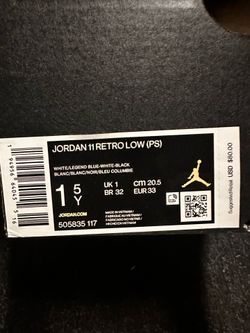 Jordan 11 kids 1.5 youth