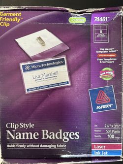 Name Badges