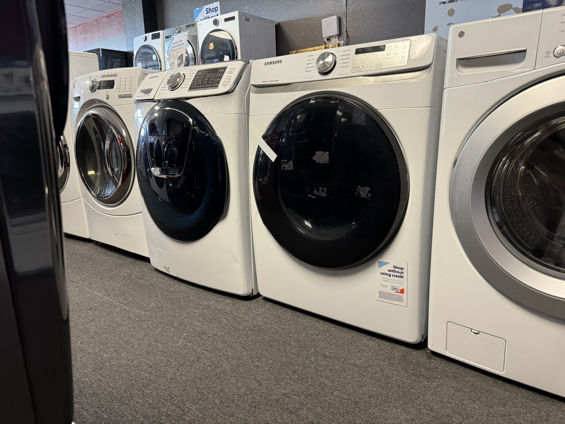 Beautiful Samsung Washer And Electric Dryer Set 
