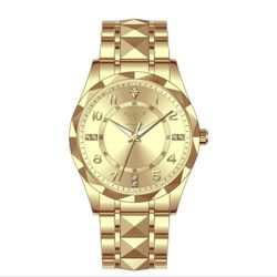 Invicta Men's Watch Specialty I by Invicta Quartz Crystal Gold Tone Dial 69017