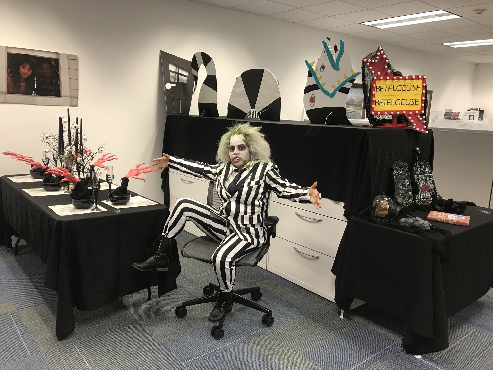 Beetlejuice Halloween Office Decorations for Sale in Los Angeles ...