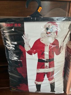 Terrifier Art the Clown Santa Costume S/M