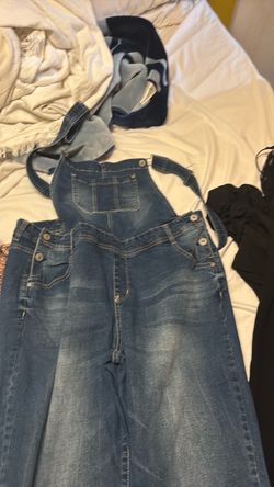 Light Wash Denim Overalls