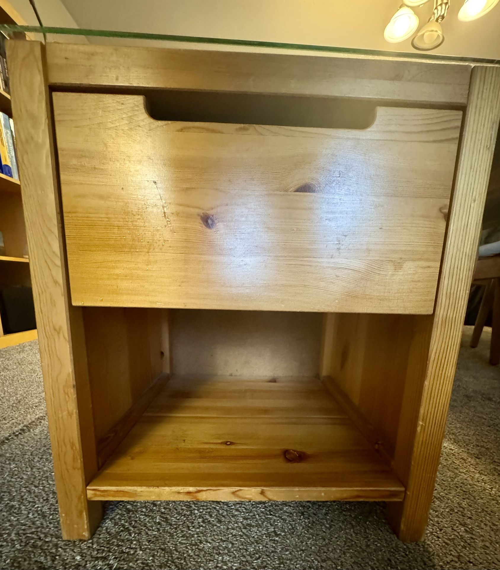 Wood Side Table / Nightstand