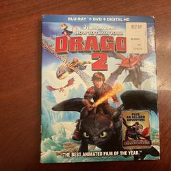 How to Train Your Dragon 2 (DVD, Blu-ray 2014 2-Disc Set) NEW SEALED