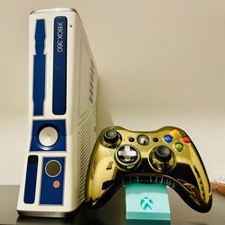 Xbox 360 Slim Star Wars R2D2 - Fully Loaded!!!