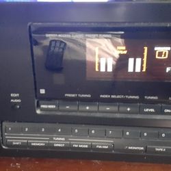 VINTAGE 1990S SONY AUDIO/VIDEO RECEIVER WITH REMOTE CONTROL AND BOOKLET AND FM ANTENNA CLICK ON PICTURE YOU WILL GET FULL PICTURE SIZE 
