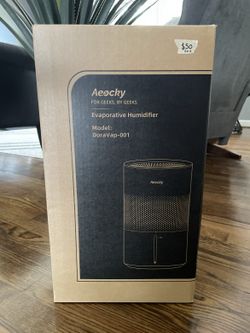 Aeocky Evaporative Humidifier - New in Box