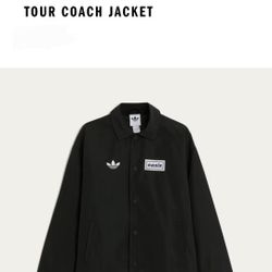  Adidas Originals X Oasis TOUR COACH JACKET BLACK Xl Brand New 