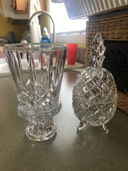 Crystal decor pieces