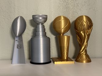 Made To Order, Customizable, 3D Printed Sports Trophies