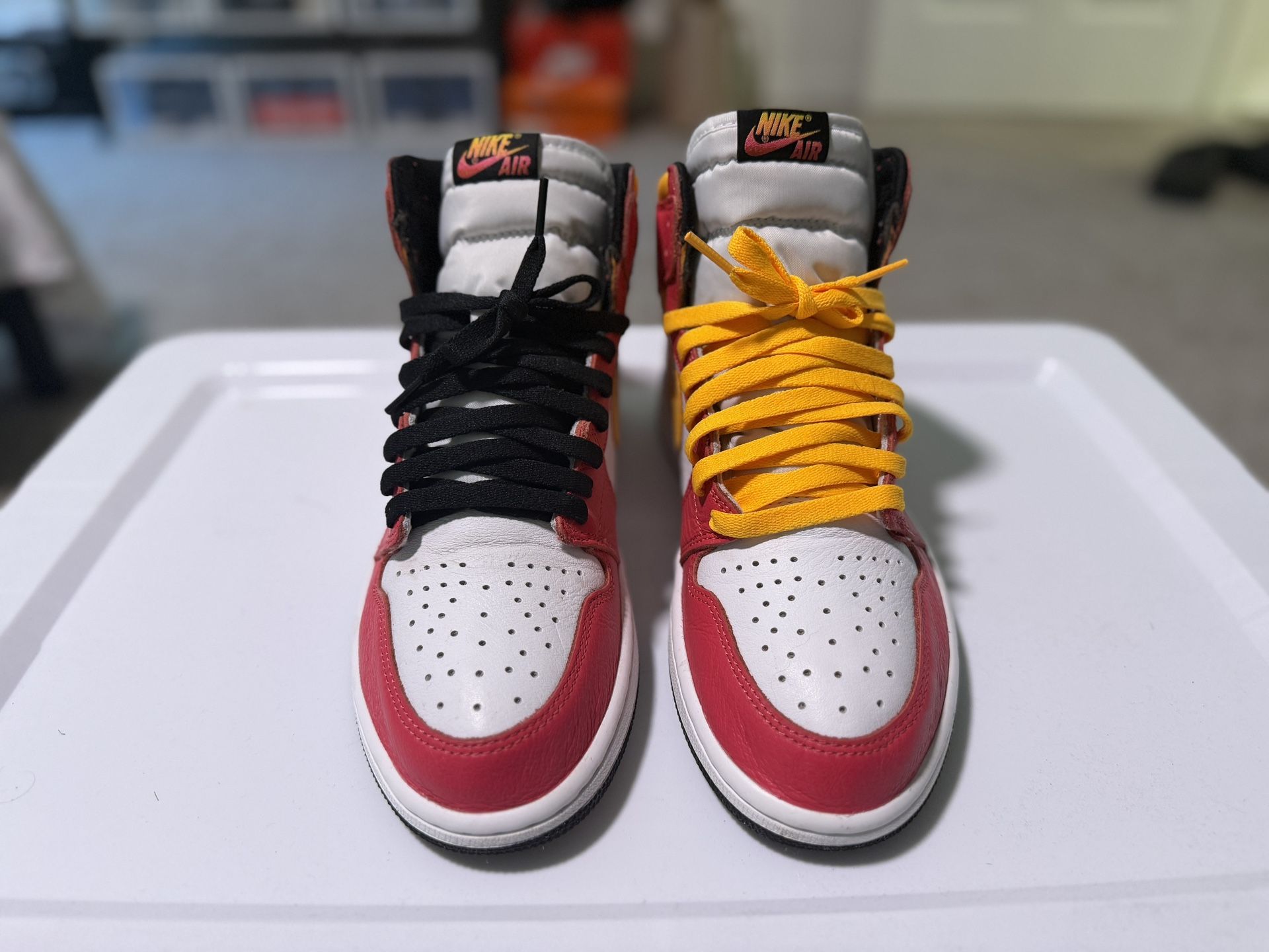 Jordan One High Light Fusion Red