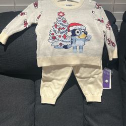 Bluey Baby Christmas Outfit