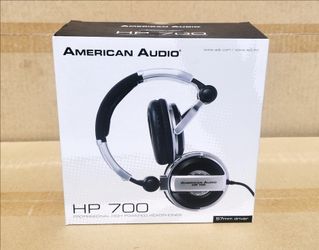 DJ or Studio Headphones Carrying Pouch 1/4" Adapter American Audio HP700 🚨 Payment Options Available 🚨 No Credit Needed 🚨