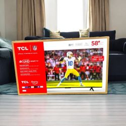 HD330 58” TCL smart fire S class 4k tv floor model 