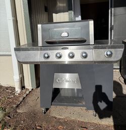Cuisinart 5 Burner Propane Gas Grill With Side Burner