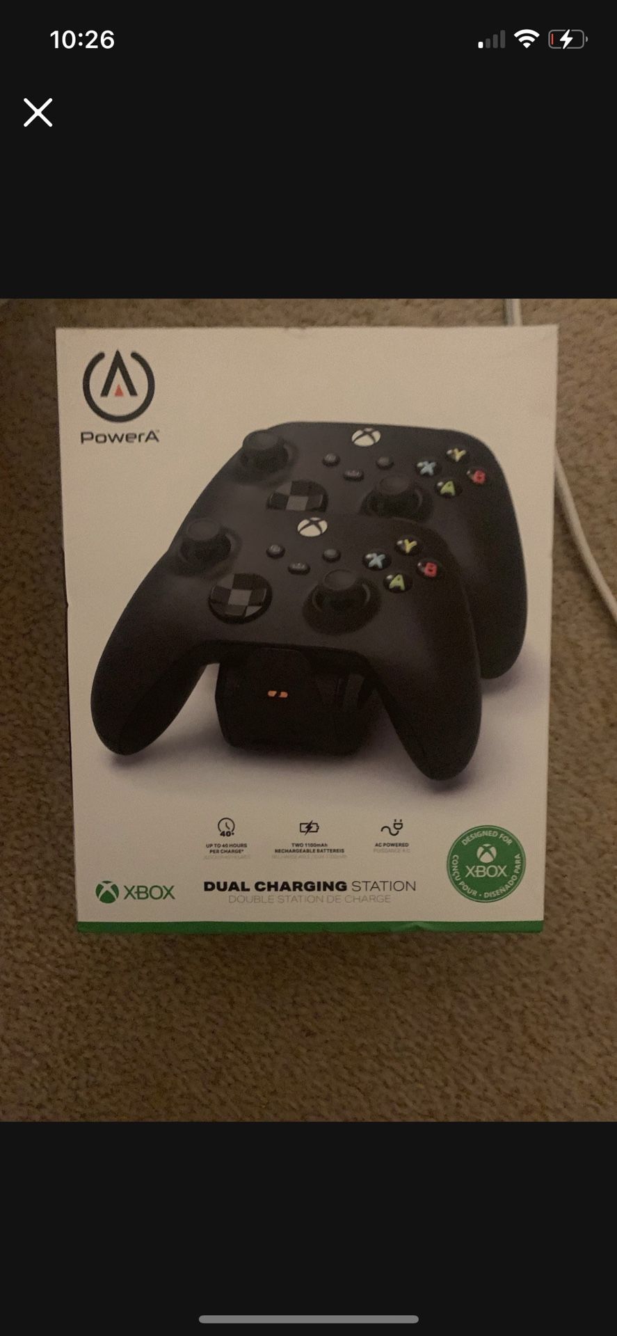 xbox dual controller charger