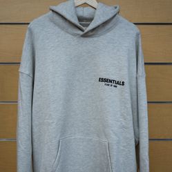 light oatmeal essentials hoodie