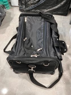 Pet Travel Carrier Sherpa on Wheels Airline Approved Pet Carrier Large Black Excellent Condition