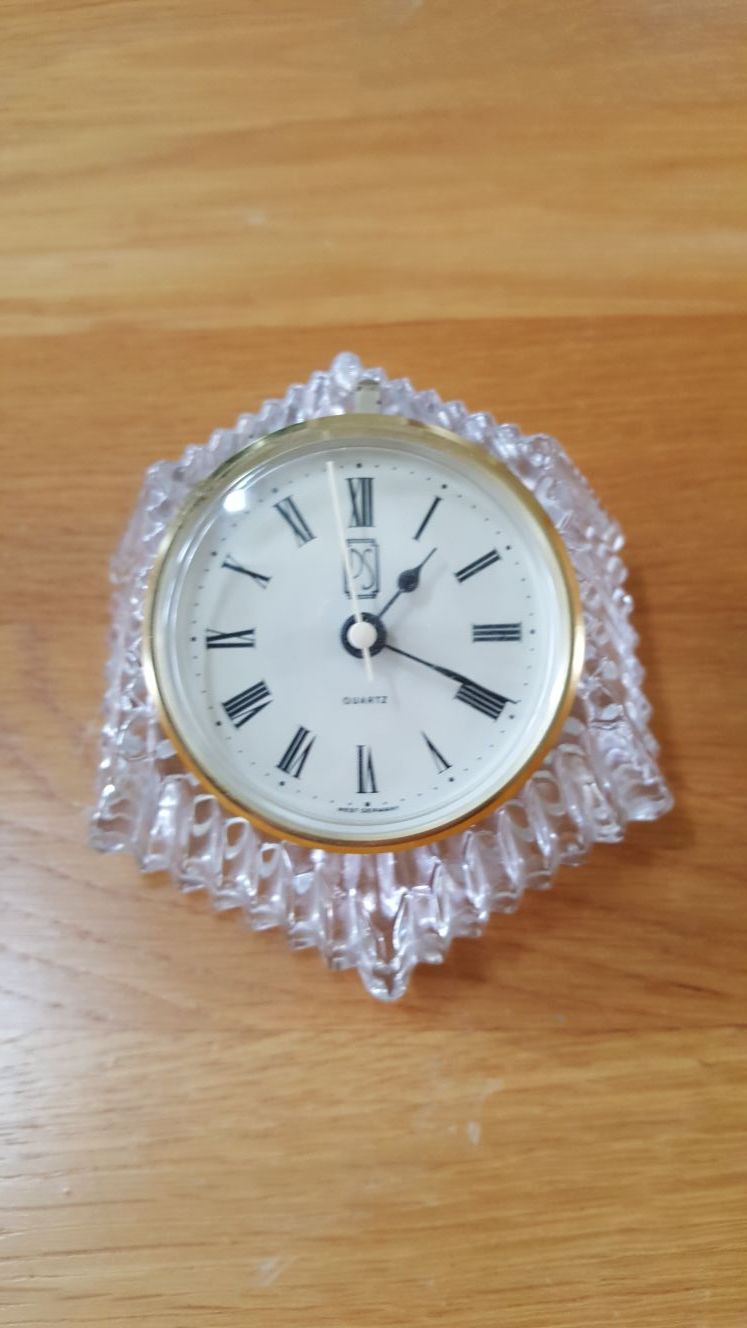 West germany crystal clock
