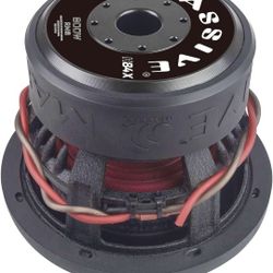 Massive Audio H84X - 8" 800 Watts RMS - 1600w MAX Dual 4 Ohm 2.5" V.C. Cast Basket Subwoofer
