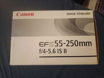 Canon image stabilizer EFS 55-250mm f/4-5.6 is ll