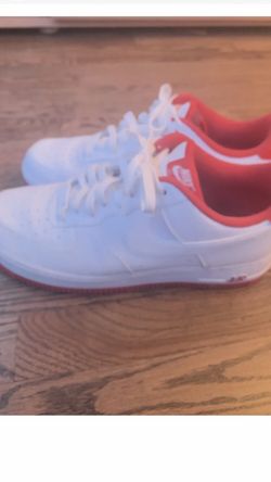 Nike airforce white N red 👟