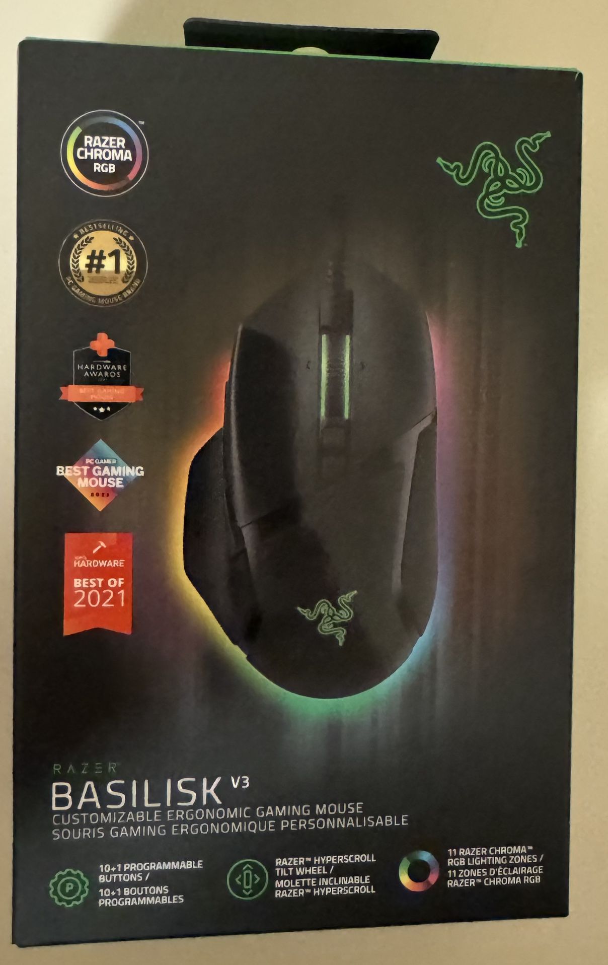 Razer Basilisk V3 Gaming Mouse - Wired