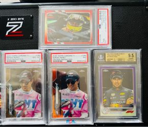 Checo Sergio Pérez topps chrome