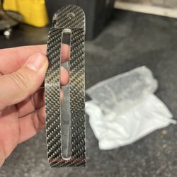 Carbon Fiber, Motorcycle Exhaust Clamp