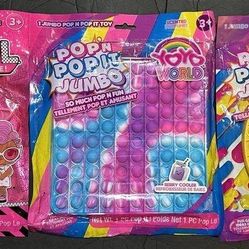 Pop N Pop It Toy Jumbo size 12 piece lot New