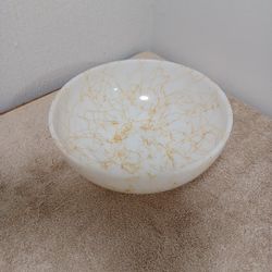 Vintage Hazel Atlas Milk Glass Bowl 