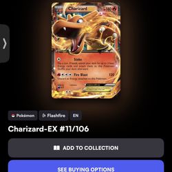 Pokémon Charizard-EX 11/106 PSA GRADE 10