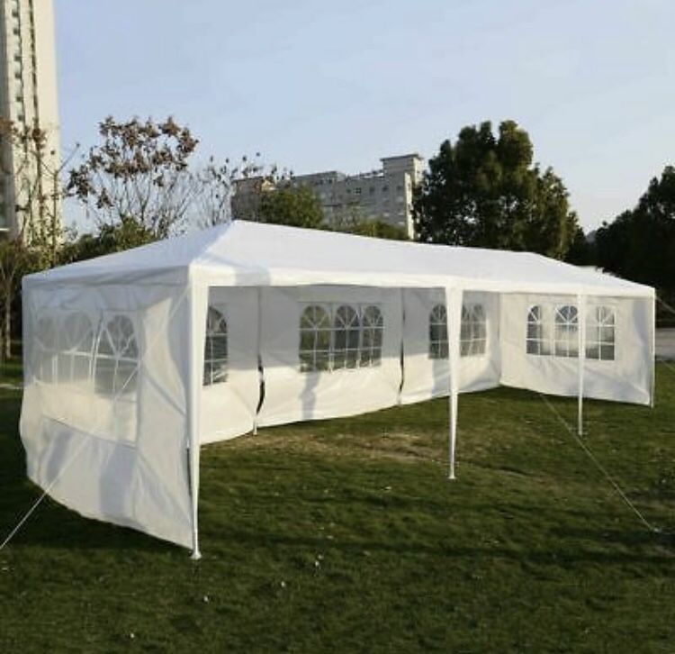 10 x 30 ft Outdoor Party Canopy Tent with 8 Walls Wedding Events Social Gatherings Parties