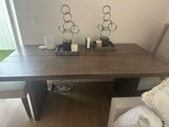 West elm oak table 72” x 3’