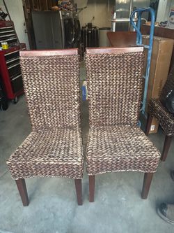 Rattan chairs