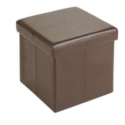 Brand New Small Brown Ottoman 
