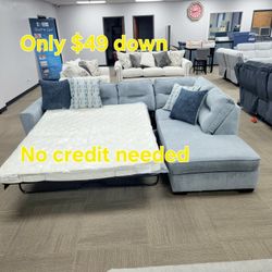 🛋🎊Sectional Sleepers 🛋Only $49 Today And Pay Later With Or Without Credit🎊
