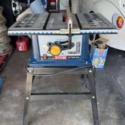 Ryobi Table Saw With Stand 