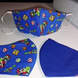 Mask Mario (Azul) Only For Adult