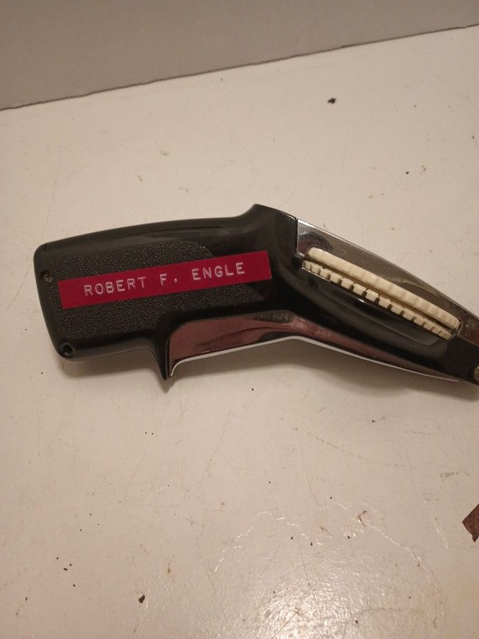 Vintage Rotex 880 Label Maker Chrome+Black Handle for Sale in
