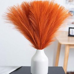 9pcs Elegant Artificial Pampas Grass Reed,43cm Long,The Bohemian Style -  Polyester Fabric Made Soft And Fast, Modern Simple Nordic Style - For Home D