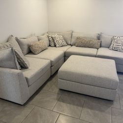 High Quality White Paige  Sectionals 
