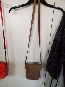 Leather crossbody bag