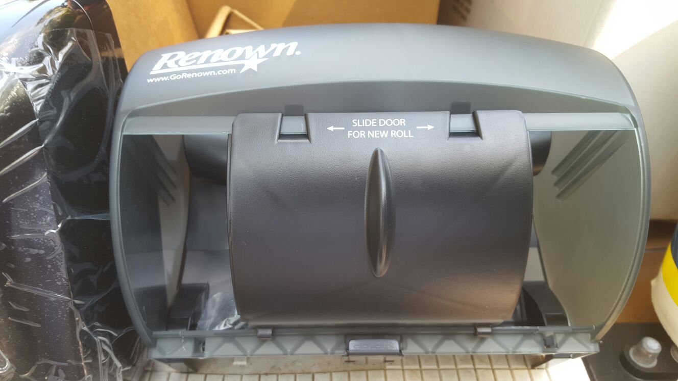 Renown supplies automatic paper towel dispensers 2 roll tissue dispenser purely instant hand sanitizers all new interface the boxes