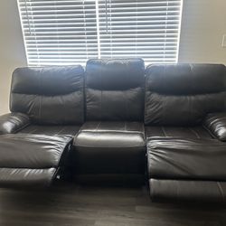 Full Grain Leather Couch For Low Price