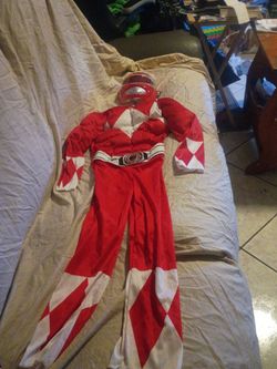 Red Power Ranger Kids Halloween Costume