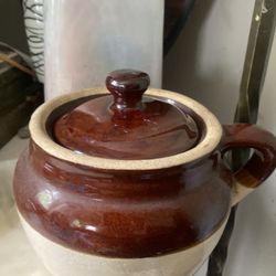 1950s USA Brand Crock W/ Handle