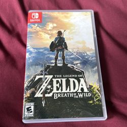 Legend of Zelda Breath of the Wild Switch W/ CASE